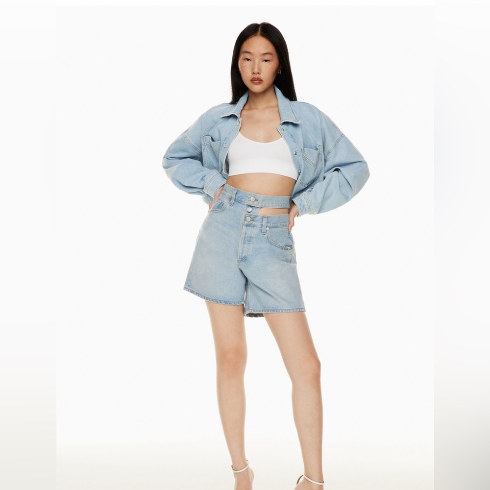 AGOLDE Broken Waistband Short in Attempt